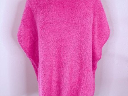 A Me-For-All Hot Pink Plush Knit Sweater Tunic Sale