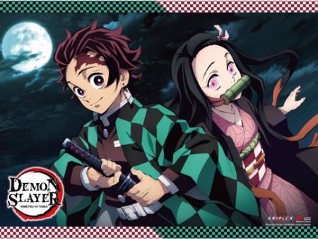 Demon Slayer Wall Scroll  Tanjiro and Nezuko  Cheap