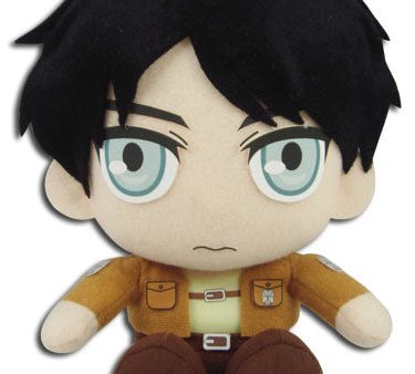 Attack on Titan Plush Eren Sitting Hot on Sale