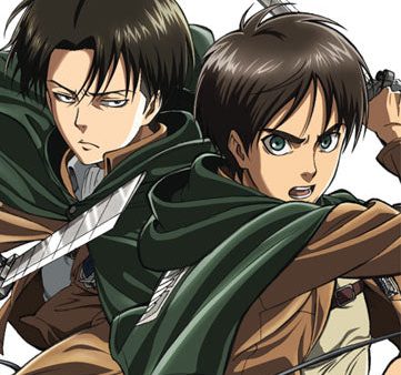 Attack On Titan Wall Scroll  Eren and Levi  For Sale