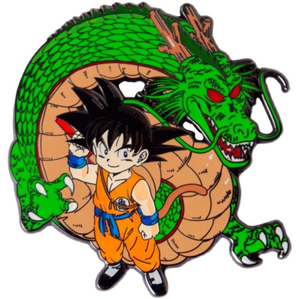 Dragon Ball  Enamel Pin Kid Goku and Shenron Supply