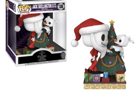 The Nightmare Before Christmas Funko Pop! Deluxe Jack Skellington and Zero w  Tree Cheap