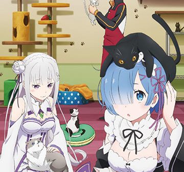 Re:Zero Wall Scroll  Cat Time  For Cheap