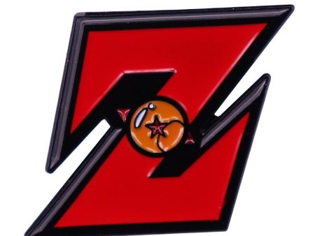 Dragon Ball Z Enamel Pin Z Logo Fashion