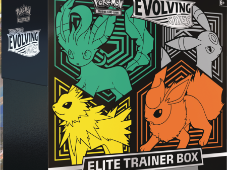 Pokemon TCG Evolving Skies Elite Trainer Box Flareon, Jolteon, Umbreon and Leafeon Cheap