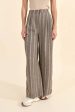 *SALE* Shine Bright Stripped Herringbone Wide Leg Trouser Pants Sale