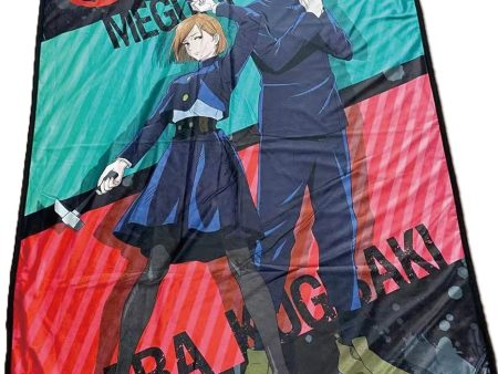 Jujutsu Kaisen Throw Blanket Megumi & Nobara Ver. on Sale