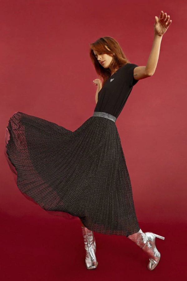 Holiday Dreams Do Come True Pleated Skirt Online