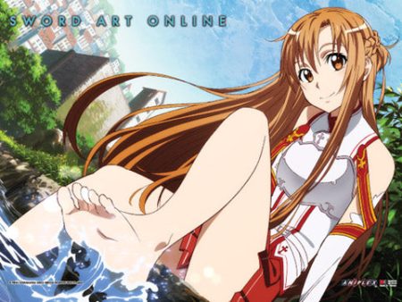 Sword Art Online Wall Scroll  Asuna at the Creek  Online