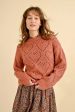 A Heart s Twinkle Open Work Pointelle Knit and Lurex Sweater Online