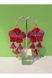 Hibiscus Dangle Handmade Earrings Online Hot Sale