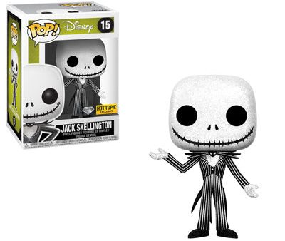 The Nightmare Before Christmas Funko Pop! Jack Skellington (Hot Topic Exclusive) Diamond Collection Fashion