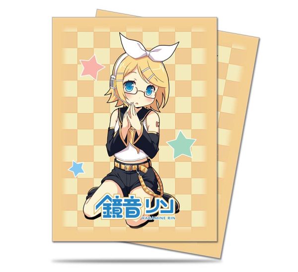 Hatsune Miku Ultra Pro Sleeves Megane Kagamine Rin Ver. (50 Count) on Sale