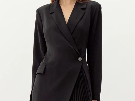 Suits You Swell Pleated Front Blazer Dress Online Sale