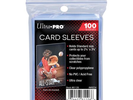 Ultra Pro Regular Soft Sleeves (100 Count) Supply