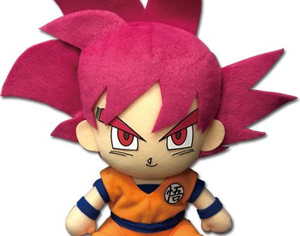 Dragon Ball Super Plush Super Saiyan God Goku Sitting For Sale