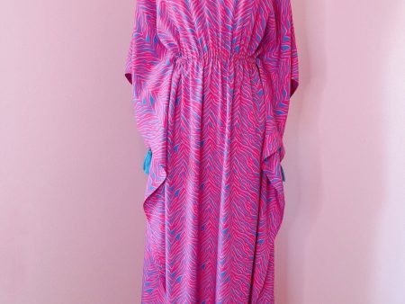 *MEGA SALE* Dolly Pink Zebra Caftan Dress Online