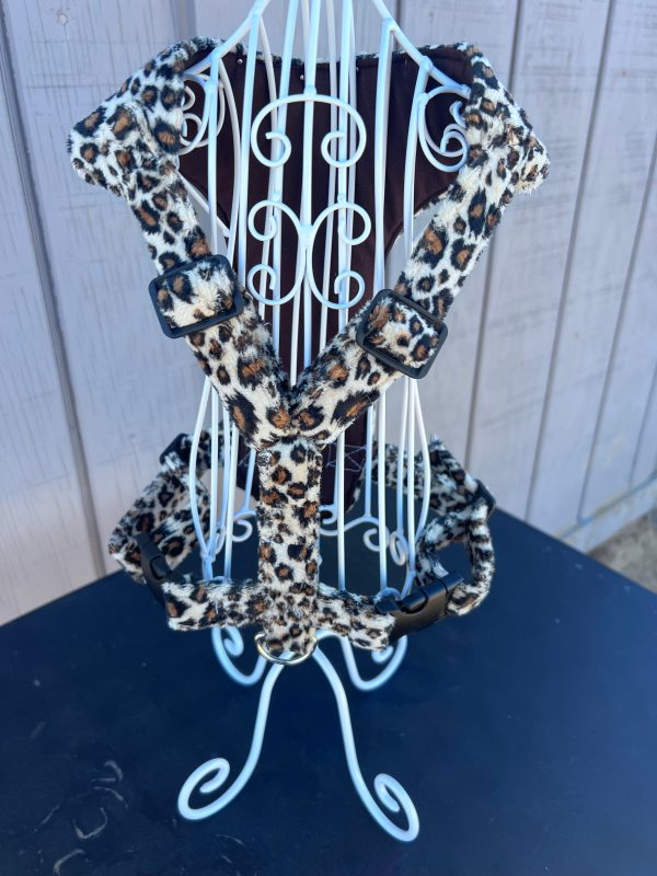 Medium Leopard print No Choke Dog Harness For Sale