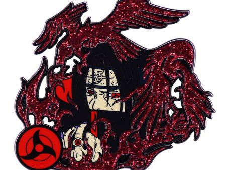 Naruto Enamel Pin Itachi Mangekyo on Sale