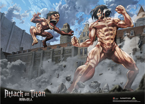 Attack On Titan Wall Scroll  Titan Clash  Hot on Sale