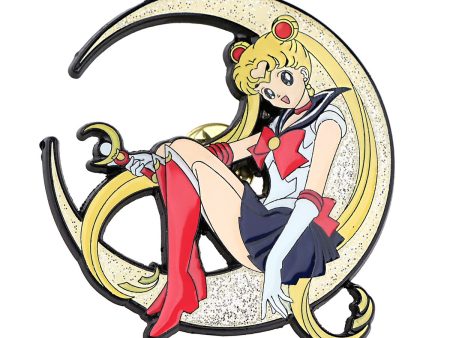 Sailor Moon Enamel Pin Sailor Moon on Crescent Moon Online Hot Sale