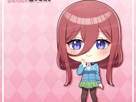 The Quintessential Quintuplets Decal Chibi Miku Nakano For Discount