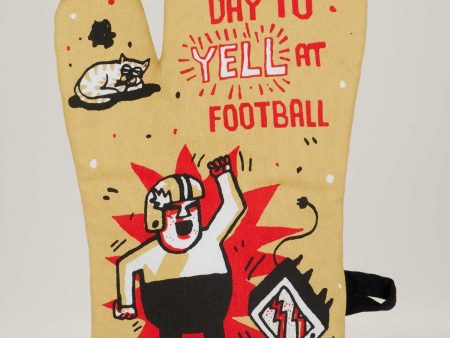 Yell At Football Oven Mitt Discount