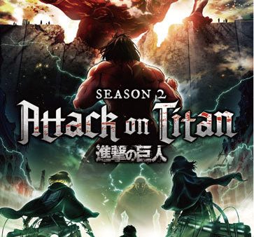 Attack On Titan Wall Scroll  Season 2 Key Art  Online Sale