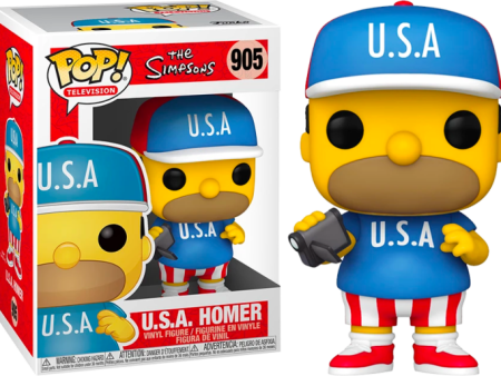 The Simpsons Funko Pop! Homer USA on Sale