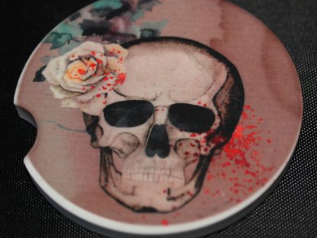 Skulls Sanstone car coasters Online Hot Sale