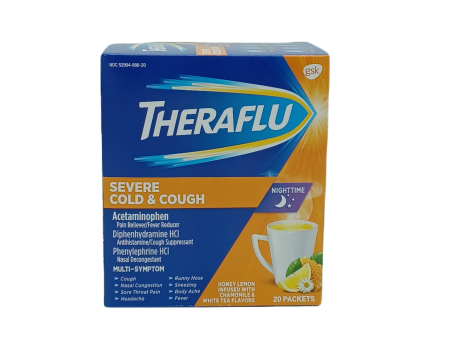 Theraflu Severe Cold & Cough Night Time 20ct For Discount