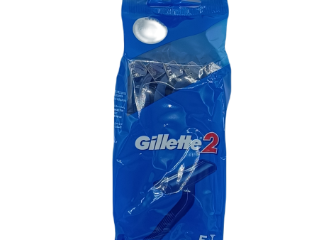 Gillette 2 Razors 5ct For Sale