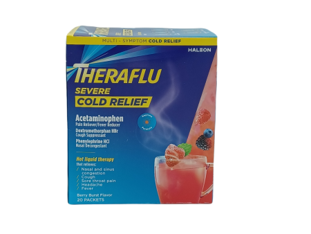 Theraflu Severe Cold Relief DayTime BeryBurst 20ct Fashion