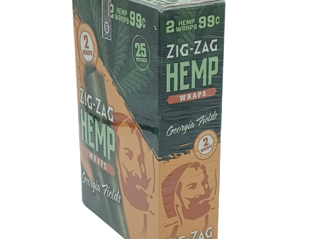 Zig Zag Hemp Georgia Fields 2 $.99c 2 25ct Hot on Sale