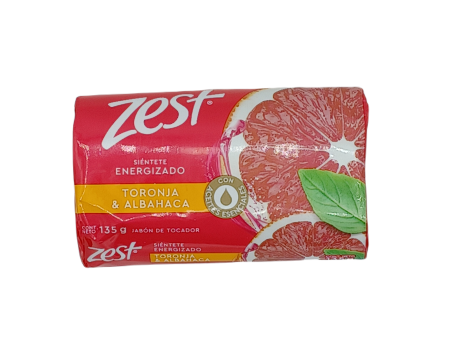 Zest Bar Soap Toronja Albahaca 135gm Online Sale