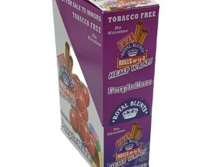 RoyalBlunts HempWrapsXXL PurpleHaze 2 25ct Online now