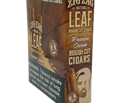 Zig Zag Leaf Russian Cream 15 2pk Online Sale