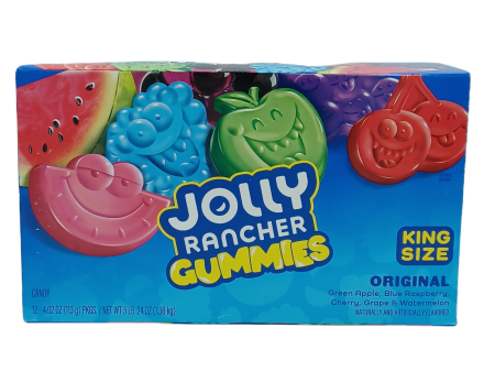 Jolly Rancher Gummies King Size 3.4oz 12ct For Cheap