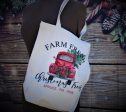 Farm fresh Christmas tote bags For Cheap