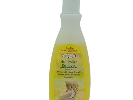 Sofskin Nail Polish Remover Lemon 8oz Sale