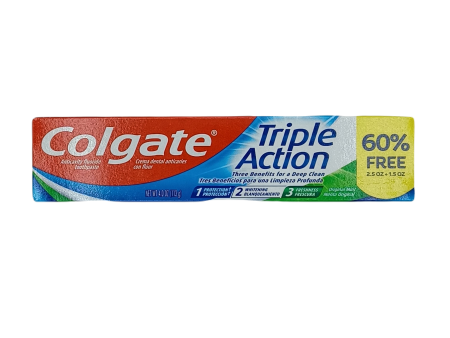 Colgate Triple Action Original Mint 4.0z Online Sale