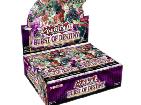 Yugioh TCG Booster Pack Burst of Destiny Sale