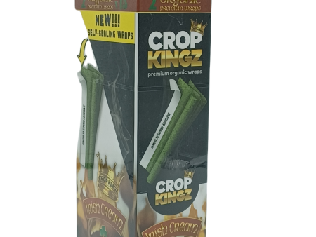 Crop Kingz Organic Wraps Irish Cream 2pk 15ct Online Sale