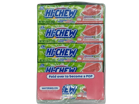 Hi Chew Watermelon 1.76z 15ct Supply