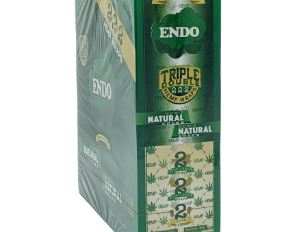 Endo 222 Hemp Wrap Natural 15ct Cheap