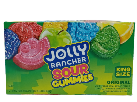 Jolly Rancher Sour Gummies King Size 3.4oz 12ct Online