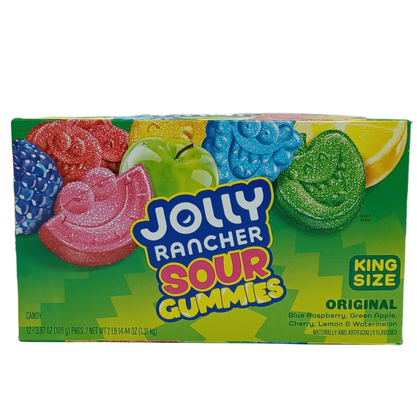 Jolly Rancher Sour Gummies King Size 3.4oz 12ct Online