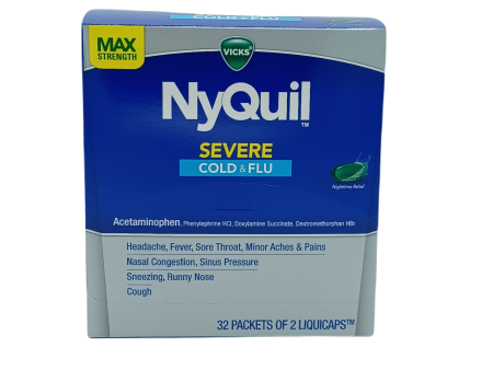 NyQuil Severe Cold & Flu 2pk 32ct For Cheap