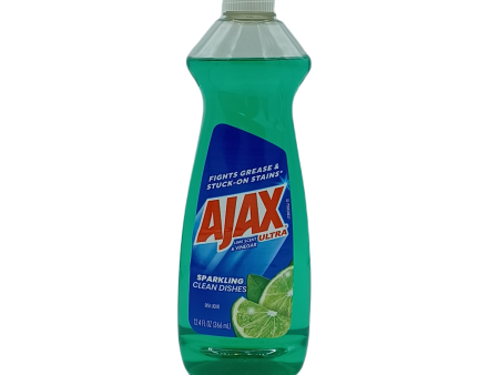 Ajax Ultra Vinegar Lime Dish Liquid 12.4oz Sale