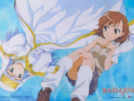 A Certain Series Wall Scroll  Misaka and Index  For Sale